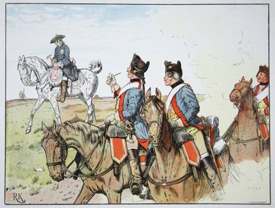 Der König seiner Dragoner von Carl Röchling